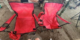 Camping Chair Outdoor Folding with bottle holder 2chair