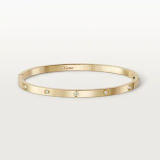 Cartier Love Bracelet, Small Model, 10 Diamonds, Yellow Gold