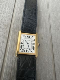 Cartier tank Solo L 18kt solid gold ( with papers)