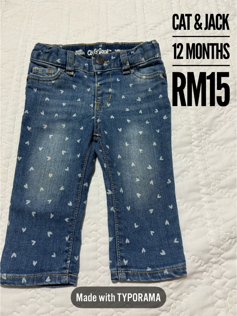 Cat and jack jeans baby discount