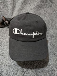 CHAMPION DAD HAT CAP (BLACK)