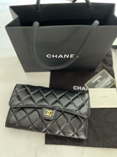 CHANEL classic Long flap wallet