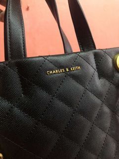 Charles and Keith Quilted Shoulder Bag