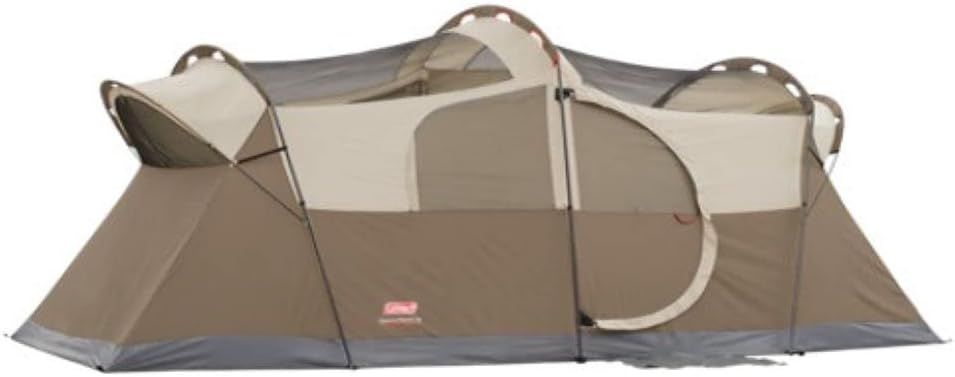 Coleman WeatherMaster Camping Tent with Screened Porch Weatherproof 6 Person Family Tent with Included Rainfly and Carry Bag Easy Setup Tent with Screened In Porch Tent 10 Person Sports Equipment Hik...