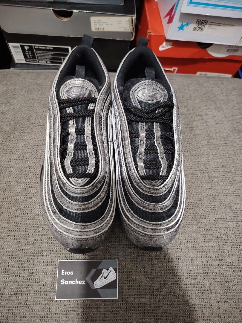 Comme des Garcons x Nike,Air Max 97 (Category: Sneakers) located in Caloocan City. Submitted by erossanchez (Listing ID 1309743143, Image 2). Description: Comme des Garcons x Nike,Air Max 97 CDG in Black BNWB Size 8.5US VNDS 15K ONLY MARIKINA OR CUBAO MEET UP SLIGHTLY NEGOTIABLE.