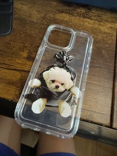 CUTE ANIMAL PHONE CASE TRANSPARENT FOR IPHONE 15 PRO MAX