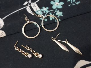 FR / Barbie Accessory : Bronze Earrings Set