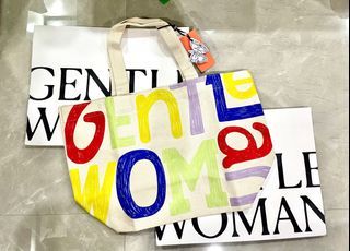 Gentlewoman Typography tote bag