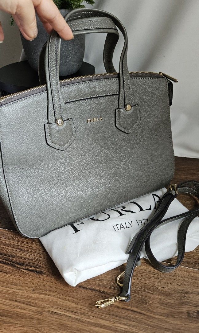 Furla grey tote top
