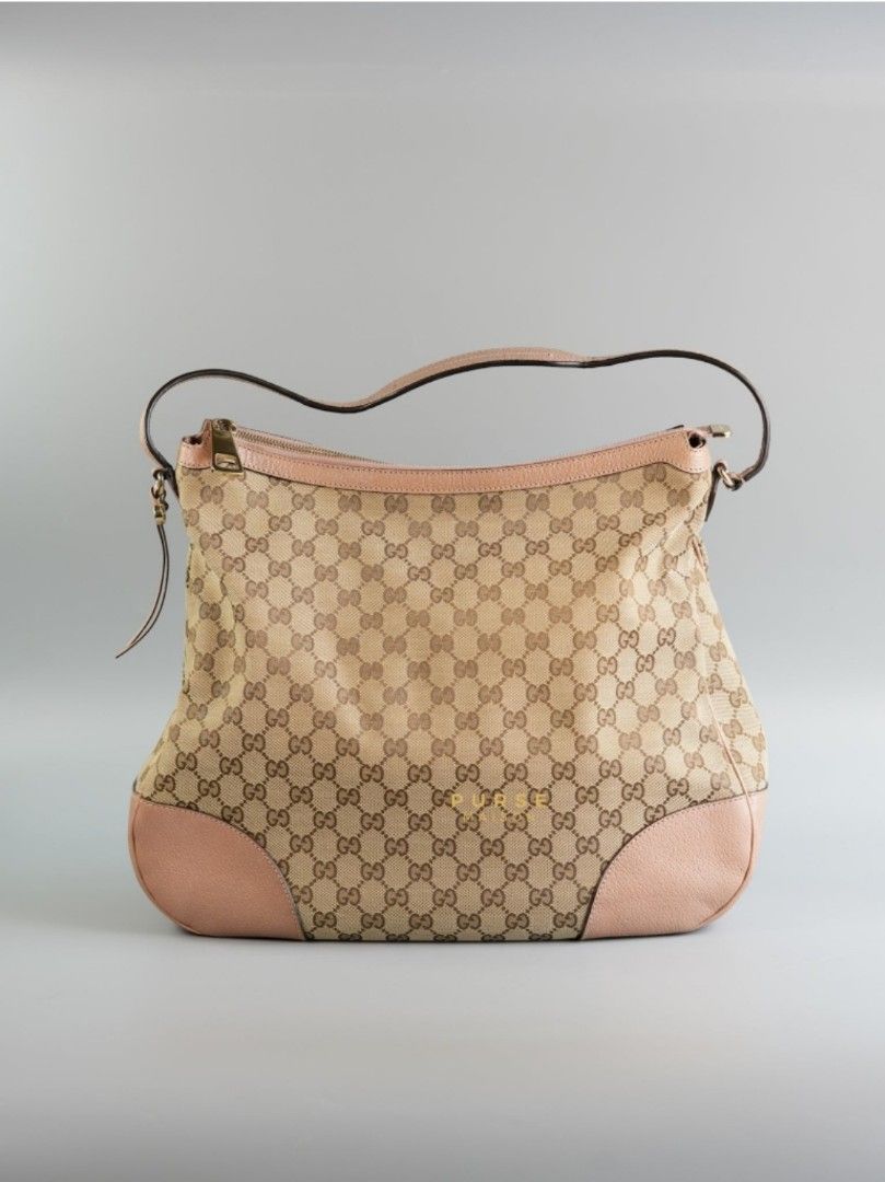 Gucci Bree Large Hobo Bag in GG Guccissima Canvas