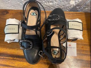 GUCCI Queer Core Brogue Monk Flat Shoes