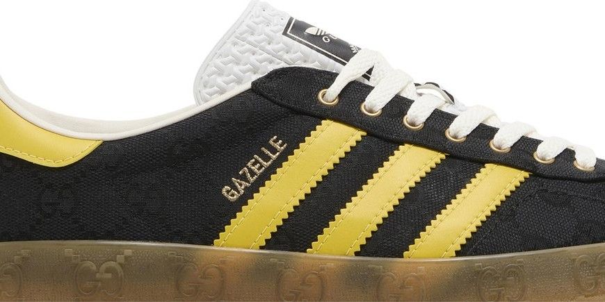 adidas gazelle silver green womens Adidas x Gucci Gazelle Yellow – SNEAKERSPOT main image 0