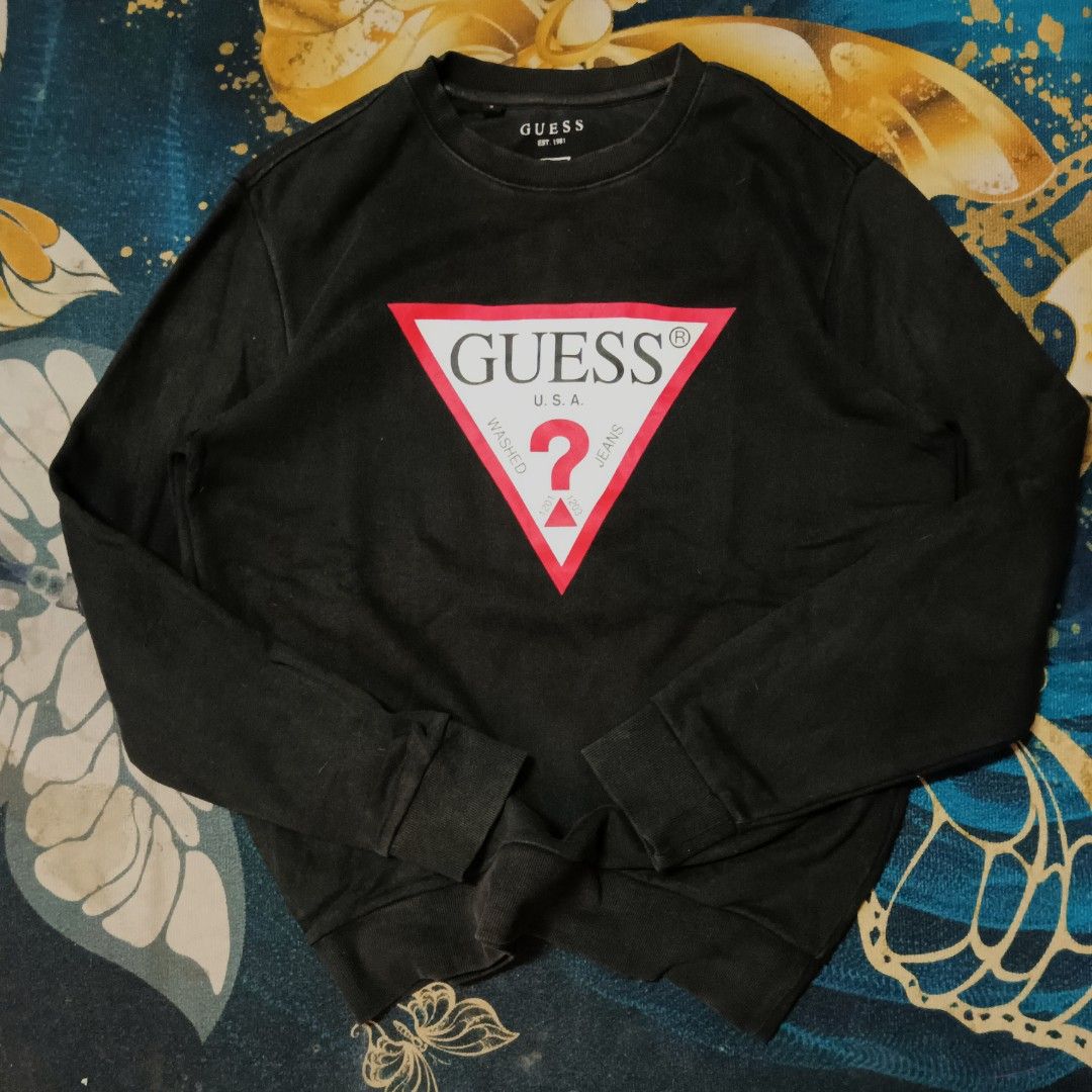 Guess Crewneck Men s Fashion Tops Sets Tshirts Polo Shirts on Carousell