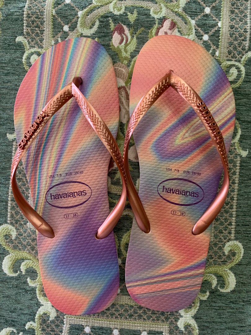 Havaianas metal logo sales