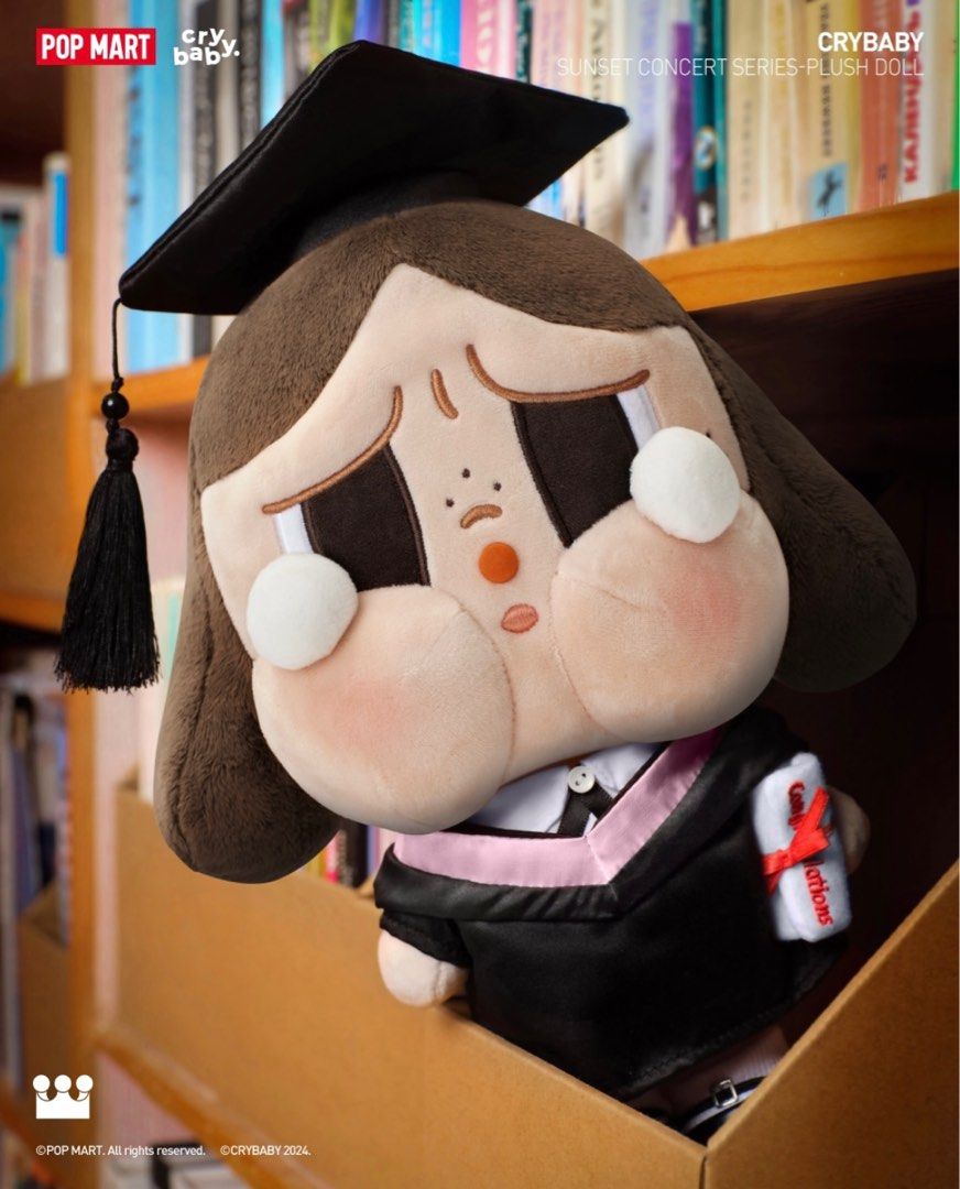 Have invoice Crybaby Molly Sunset Concert Series plush doll Graduation Day cry baby Pop Mart Popmart