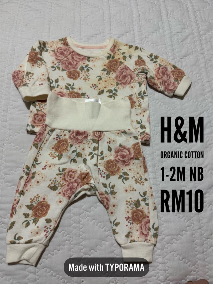 H and m baby sweatshirt clearance