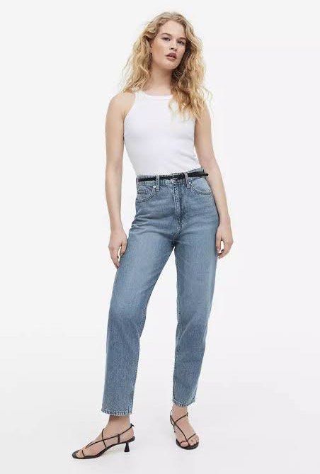 Jeans mom h&m top