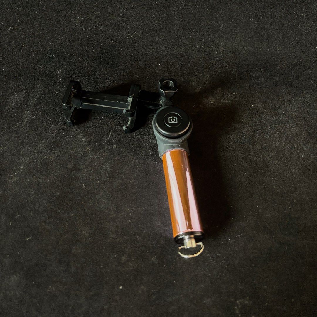 HQ Selfie Stick in Metallic Pink (Category: Mounts & Holders) located in Manila. Submitted by shop_sarisari (Listing ID 1309767031, Image 1). Description: bought in japan. not sure if bluetooth is still working. needs CR2032 lithium battery. measurements: folded: 5” extended: 16.5” phone holder: 2” - 3.25” MOP: GCash or BPI bank transfer only..