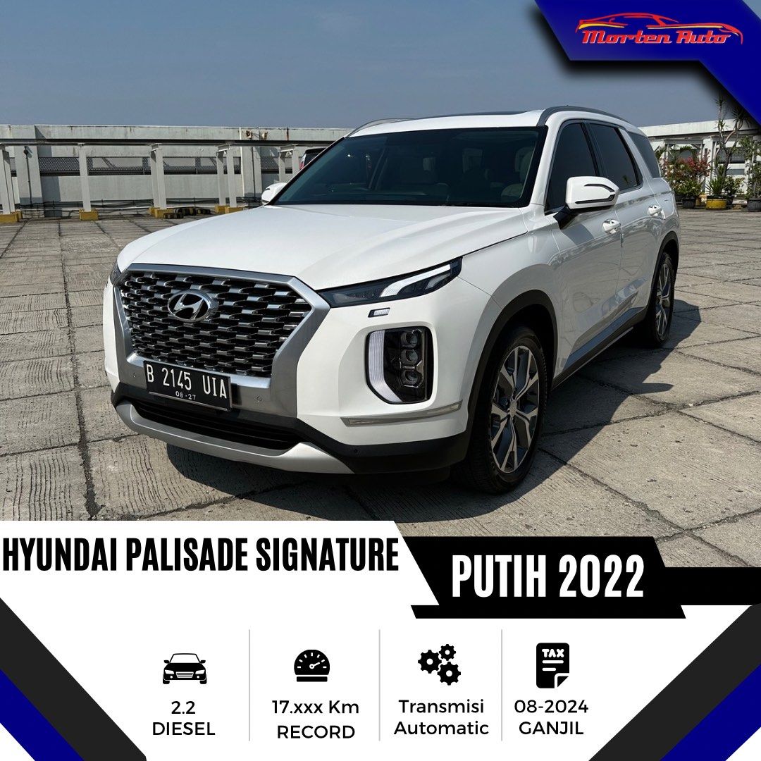 Hyundai Palisade 2.2D Signature At 2022 Km 17 Ribu Record Antik ...