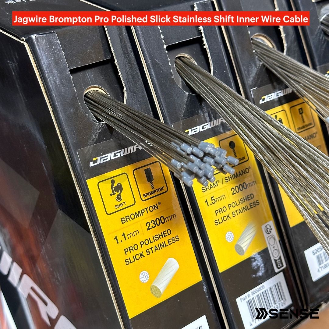 Jagwire Brompton Pro Polished Slick Stainless Shift Inner Wire Cable