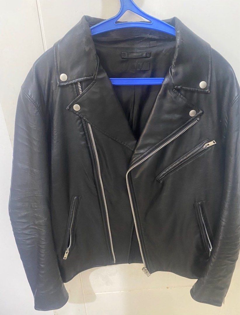 Jaket kulit uniqlo deals