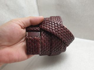 Japan Vintage Braided Leather Belt