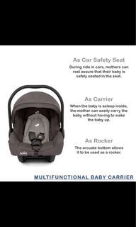 Joie Juva Infant Car Seat in Dark Pewter