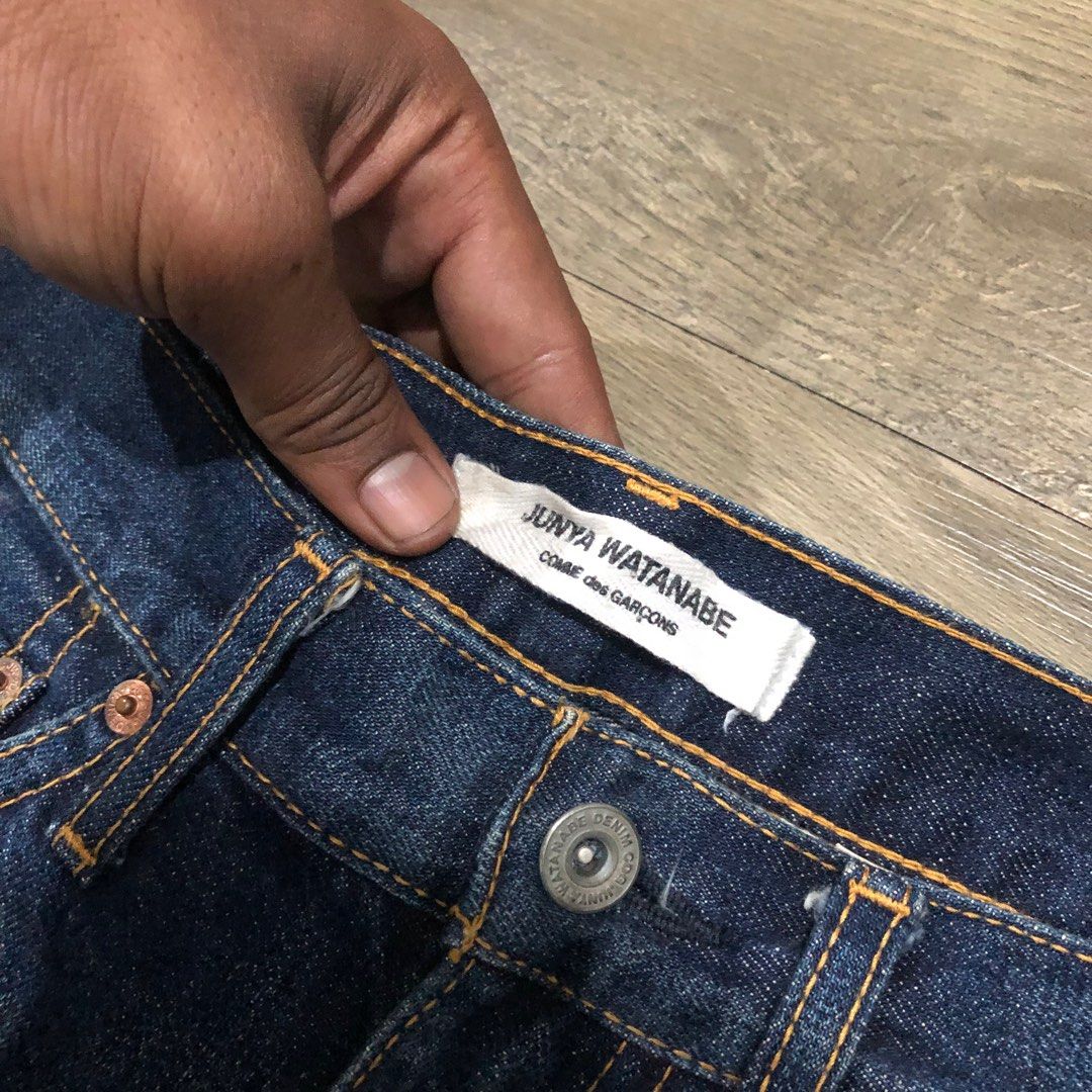 JUNYA WATANABE COMME DES GARCONS JEANS SELVEDGE Men s Fashion Bottoms Jeans on Carousell