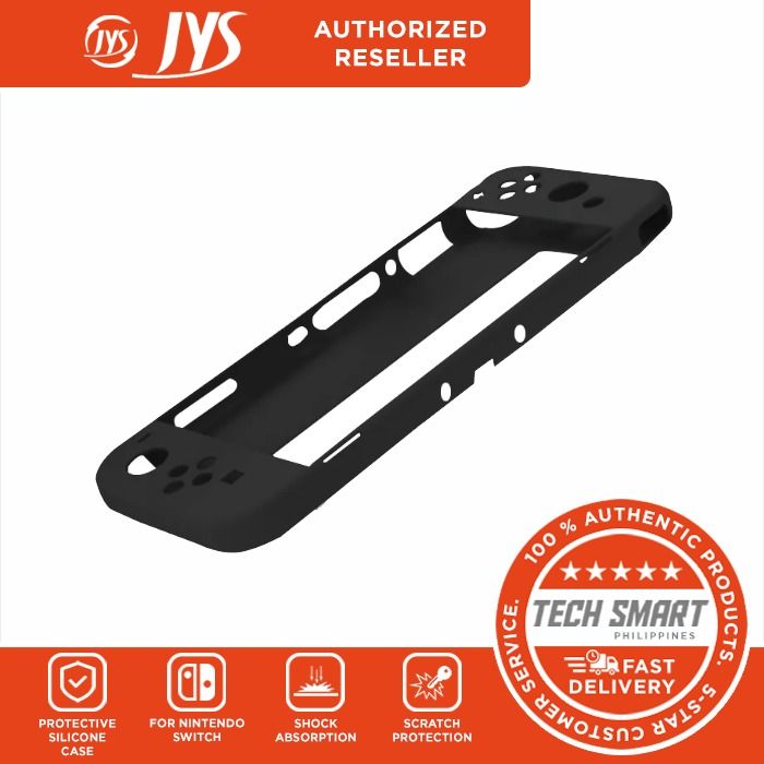 JYS NS223 JYS Silicone PC Protective Case for Nintendo Switch OLED (Category: Cases & Covers) located in Las Pinas. Submitted by techsmartph (Listing ID 1309827751, Image 1). Description: * Silicone case for Switch OLED mode * Premium Material: Silicone material makes this flexible protective cover easy to use and remove, designed for Switch OLED to provide a proper fit. * Perfect Quality: Featuring exquisite workmanship and beautiful appearance,