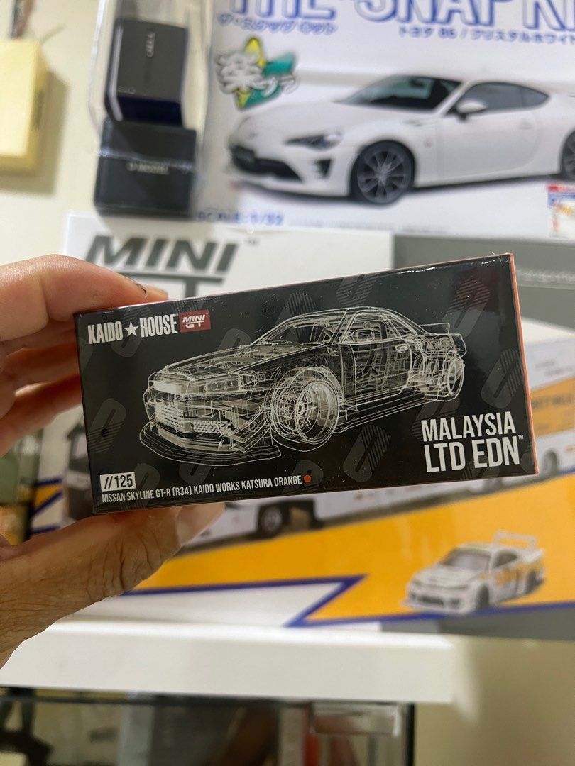 Kaido House R34 Nissan Skyline GT-R Mini GT Malaysia Diecast
