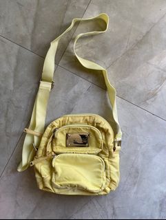 Kenneth Cole Reaction Yellow Cross body Purse