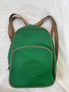 Lacoste Vintage Green Backpack