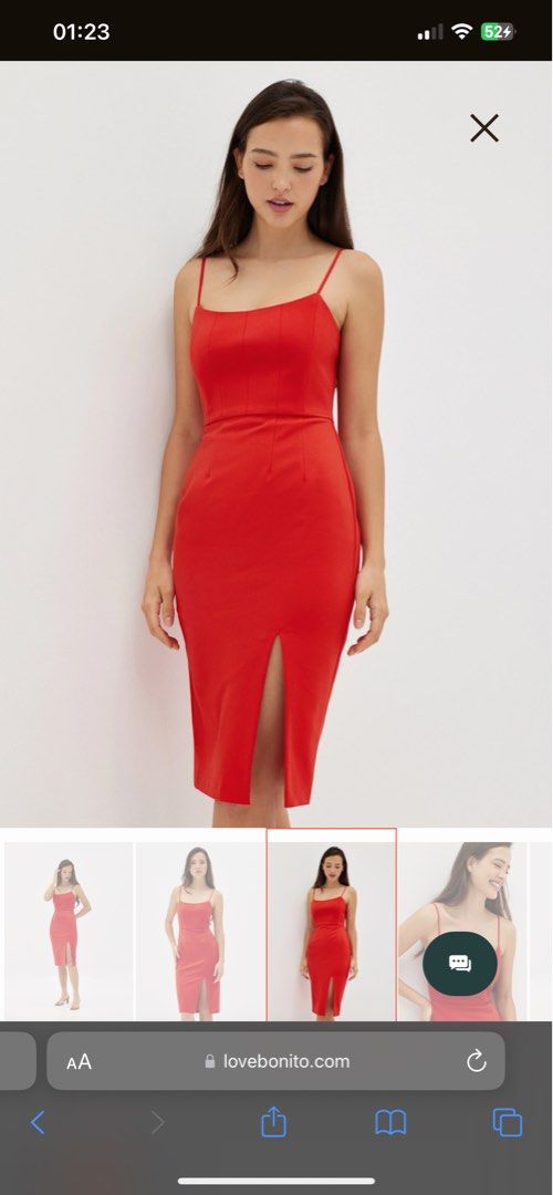 LB Brienna Bodycon Slit Dress, Women's Fashion, Dresses Sets