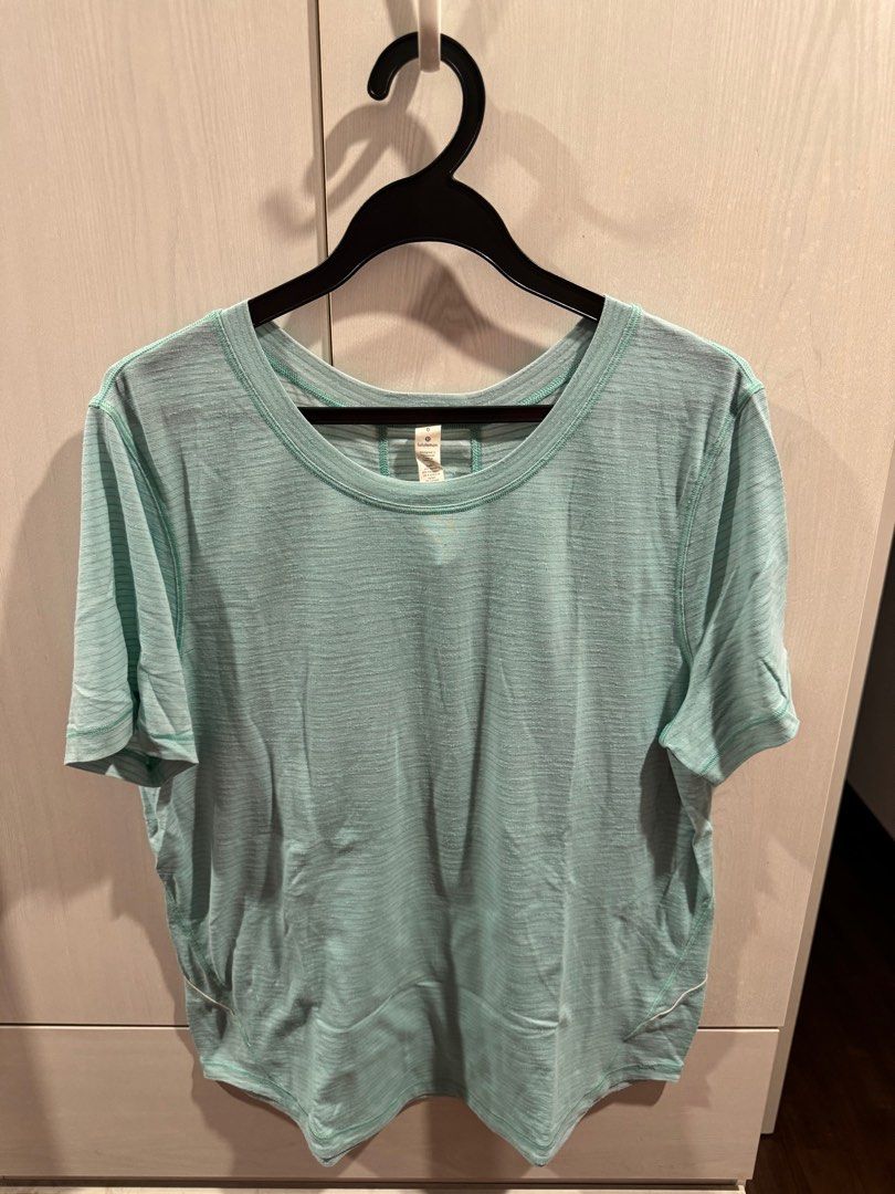 Lululemon Mint Green T-Shirt, Women's Fashion, Activewear on Carousell