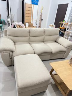 Luxury High Quality 3 seater Sofa with Ottoman Set (From Mandaue Foam)