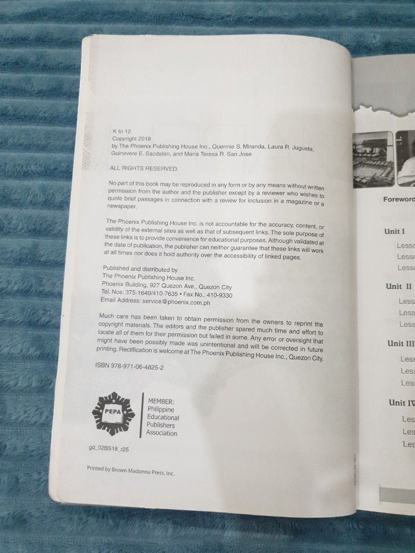 MAPEH for Today's Learner 8 (Category: Textbooks) located in Quezon City. Submitted by gwencloset (Listing ID 1309749579, Image 3). Description: MAPEH for Today's Learner 8.