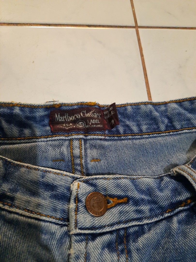 Jean Marlboro Classics - Taille 41, Bleu Délavé - 100% Coton - Occasion Très Bon état
