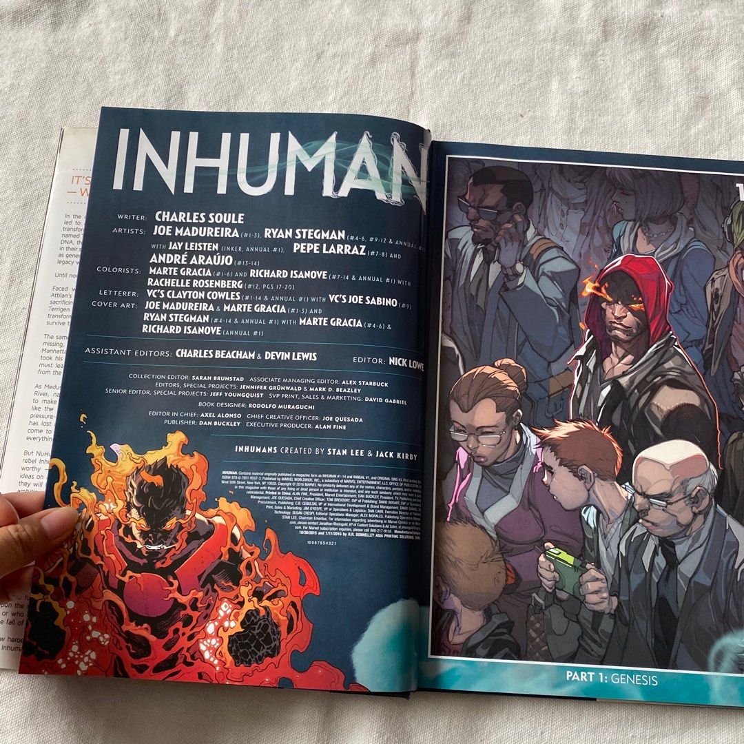Marvel Now! Inhuman - Hardcover Graphic Novel (Category: Comics & Manga) located in Quezon City. Submitted by thestartingline (Listing ID 1309792127, Image 2). Description: .