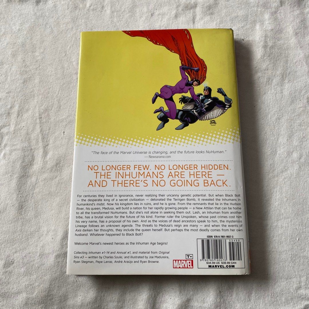 Marvel Now! Inhuman - Hardcover Graphic Novel (Category: Comics & Manga) located in Quezon City. Submitted by thestartingline (Listing ID 1309792127, Image 3). Description: .