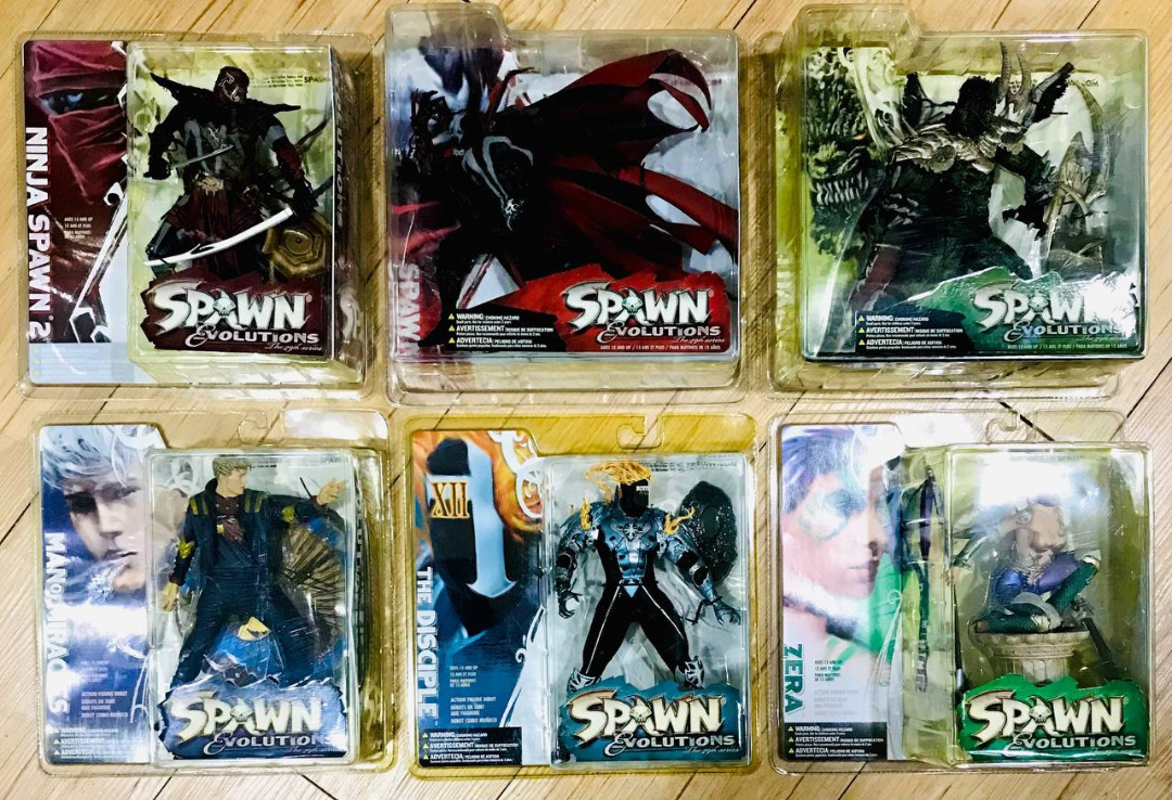 MCFARLANE SPAWN EVOLUTIONS THE SERIES 29 - SET OF 6, Hobbies & Toys ...