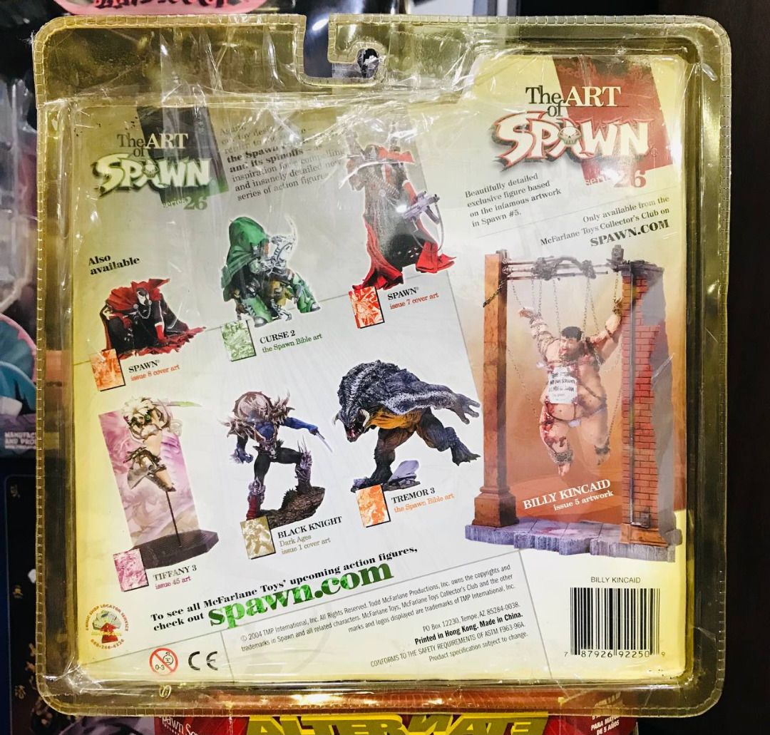MCFARLANE SPAWN THE ART OF SPAWN SERIES 26 BILLY KINCAID - SPAWN ...