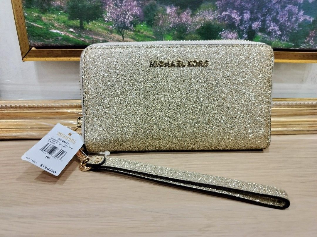 Michael kors glitter purse discount