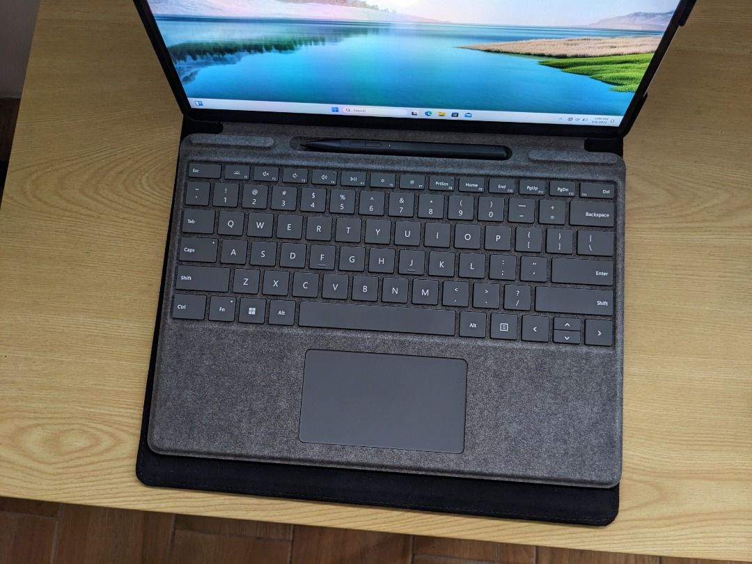 Microsoft Surface Pro 8 Core i5 1135G7 8GB 128SSD (Category: Laptops & Notebooks) located in Quezon City. Submitted by janstore-computer-trading (Listing ID 1309867382, Image 2). Description: Model : Microsoft Surface Pro 8 (3K 120Hz Display , With Keyboard , Pen and Case) Condition : Slightly Used , Very smooth Price : 33,999 Original Price : 70,000 Specs: Processor : Intel Core i5-1135G7 11th Gen Quad core ( 2.4 - 4.2 Ghz ) Ram : 8 GB LPDDR4 42