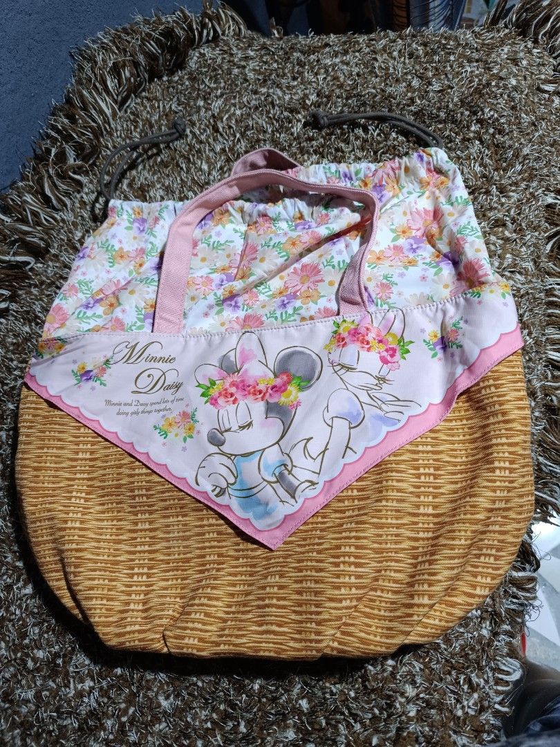 Minnie mouse picnic bag Women s Fashion Bags Wallets Tote Bags on Carousell