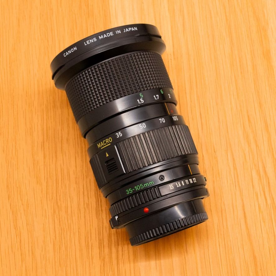MINT] Canon FD 35-105mm ƒ3.5 vintage film camera zoom lens for 