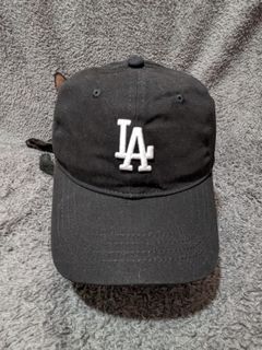 MLB KOREA LA DODGERS DAD HAT CAP (BLACK)