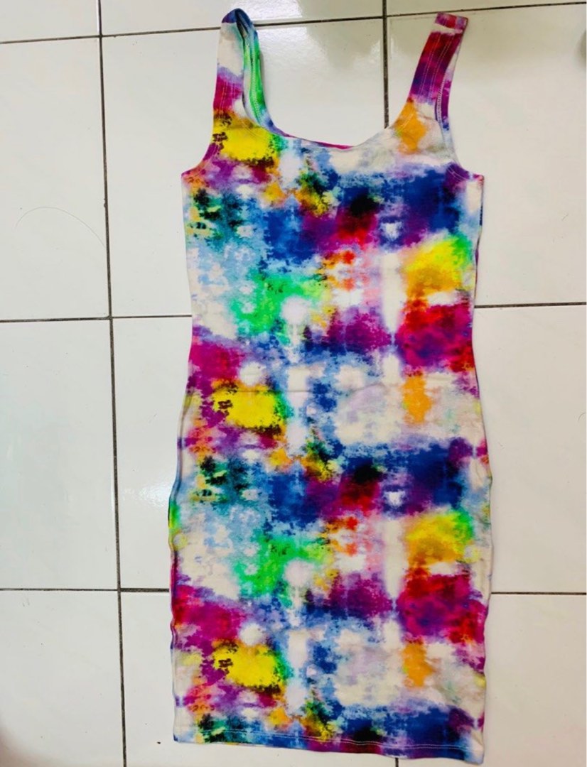 Monki rainbow dress store