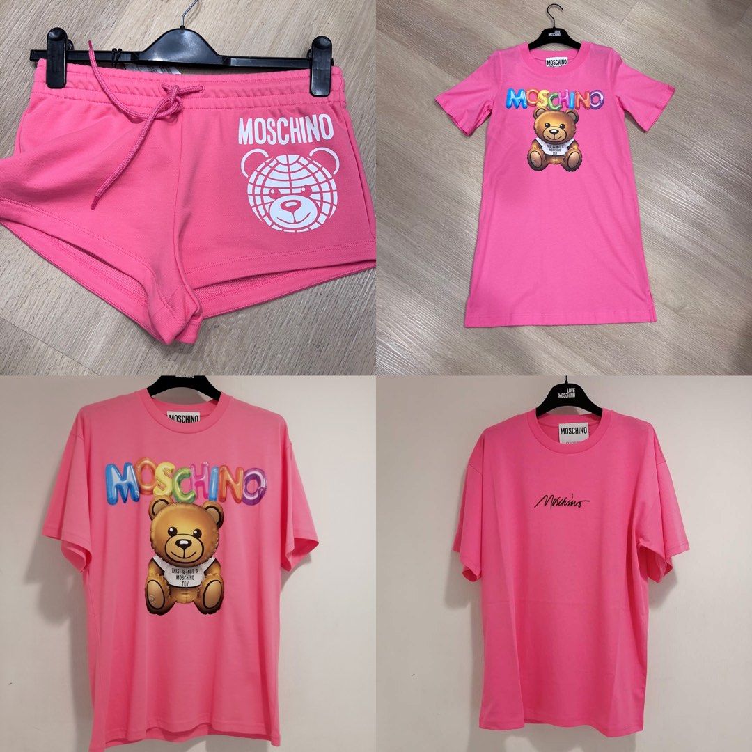 Moschino t shirt and shorts cheap
