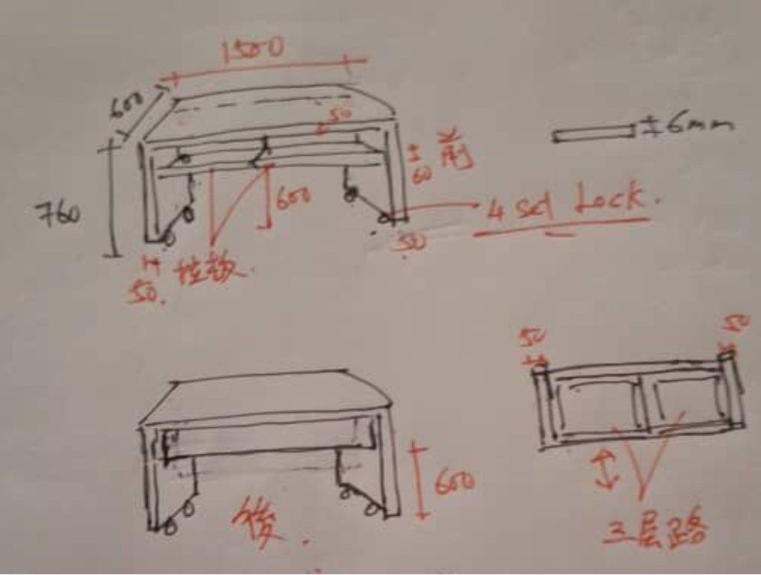 Multifunction Dining Table x study table (Category: Tables & Sets) located in Singapore. Submitted by christinawx (Listing ID 1309894731, Image 2). Description: https://tours.kompacplus.com/share/collection/7K4Qw?logo=1&info=0&logosize=160&fs=1&vr=1&sd=1&initload=0&thumbs=1 Custom made but wrong measurement The top is 6m thick Kompacplus, which is already worth 850SGD. The table was paid total 1.9k..