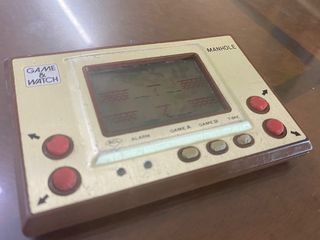 Nintendo Game And Watch Manhole Hand Held 1981 Japan Retro RARE DEFECTIVE NOT WORKING SELLING AS IS